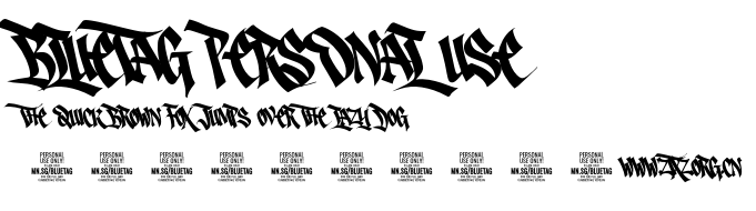 Bluetag PERSONAL USE.otf