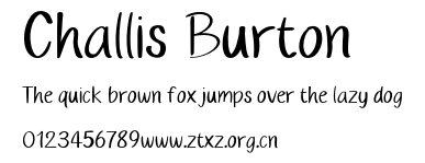Challis Burton.otf