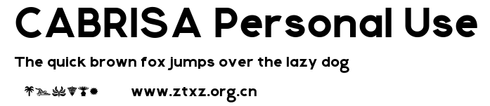 CABRISA Personal Use.otf