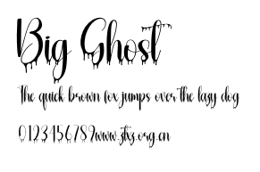 Big Ghost.otf