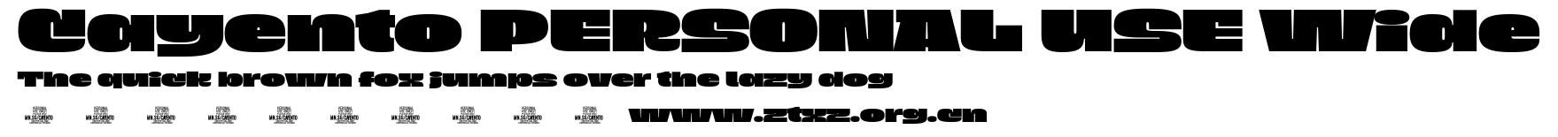 Cayento PERSONAL USE Wide.otf