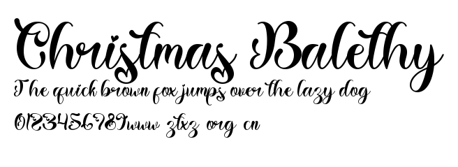 Christmas Balethy.ttf