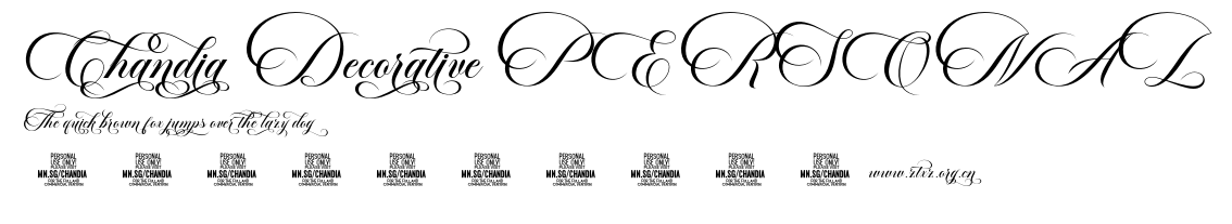 Chandia Decorative PERSONAL.otf