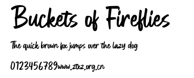 Buckets of Fireflies  .ttf
