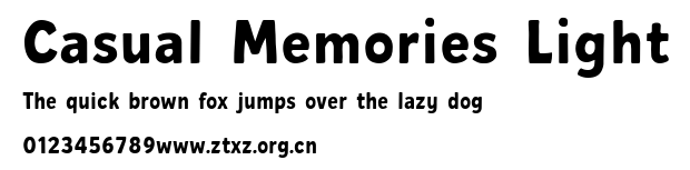 Casual Memories Light.ttf