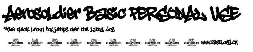 Aerosoldier Basic PERSONAL USE.otf