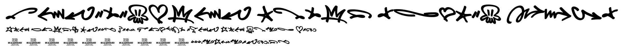 Aerosoldier Basic Symbol PERS.otf