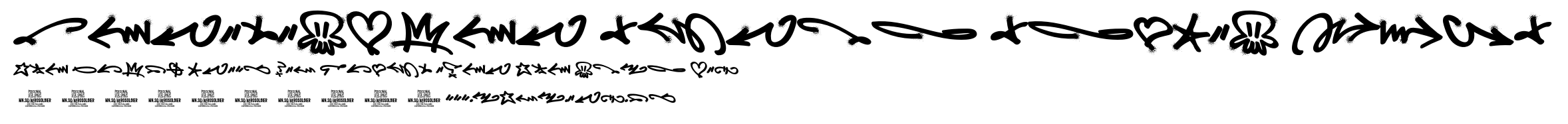 Aerosoldier Spray Symbol PERS.otf