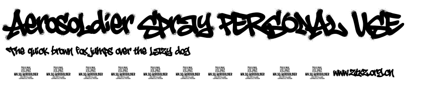 Aerosoldier Spray PERSONAL USE.otf