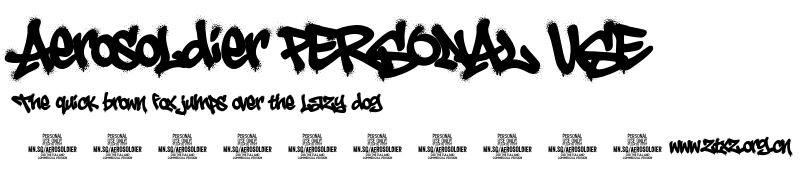 Aerosoldier PERSONAL USE.otf