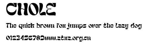 CHOLE.ttf