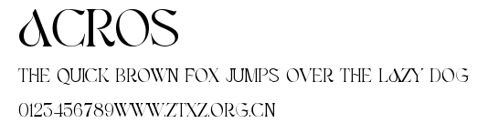 Acros.ttf