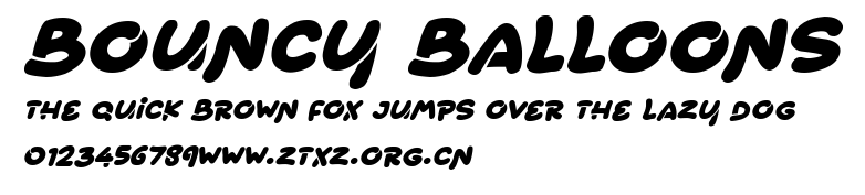 Bouncy Balloons.otf
