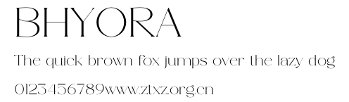 BHYORA.otf
