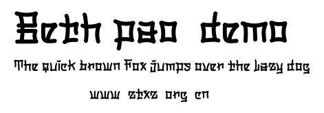 Beth pao-demo.otf