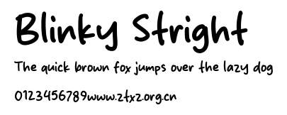 Blinky Stright.otf