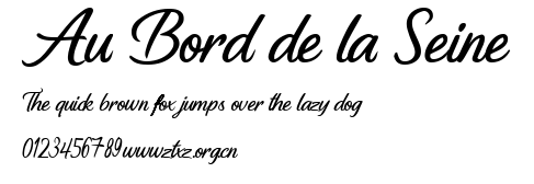 Au Bord de la Seine.ttf