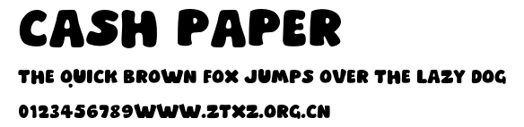Cash Paper.otf