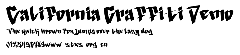 California Graffiti Demo.otf
