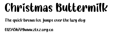Christmas Buttermilk.otf