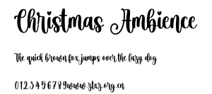 Christmas Ambience.otf