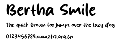 Bertha Smile.otf