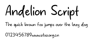 Andelion Script.otf