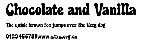 Chocolate and Vanilla.ttf