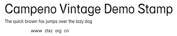 Campeno Vintage Demo Stamp.otf