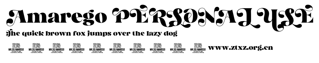 Amarego PERSONAL USE.otf