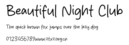 Beautiful Night Club.otf