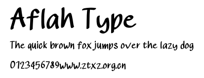 Aflah Type.otf