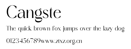 Cangste.otf