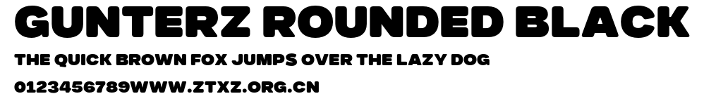 Gunterz Rounded Black.otf