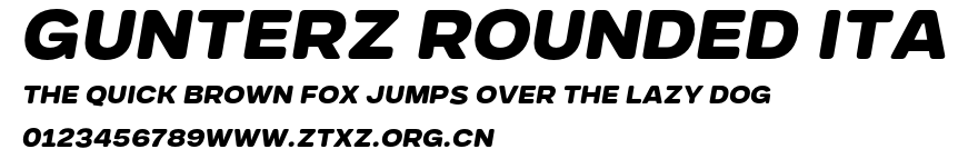 Gunterz Rounded Ita.otf