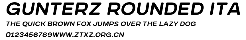 Gunterz Rounded Ita.otf