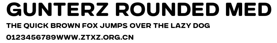 Gunterz Rounded Med.otf