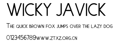 WICKY JAVICK.otf
