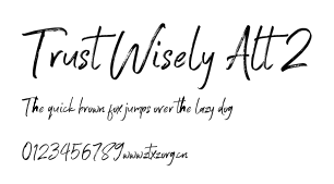 Trust Wisely Alt 2.otf