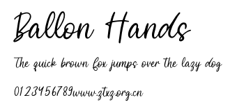 Ballon Hands.otf