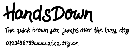 HandsDown.ttf