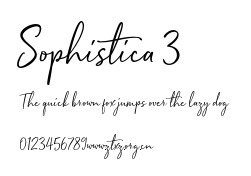 Sophistica 3.otf