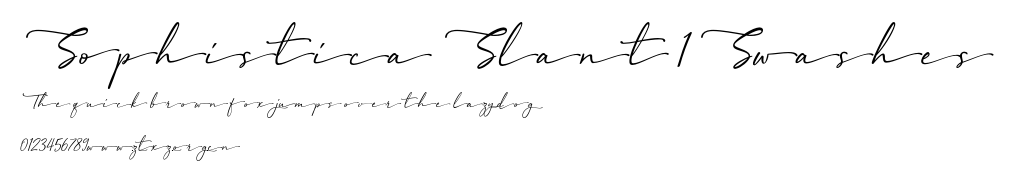 Sophistica Slant 1 Swashes.otf