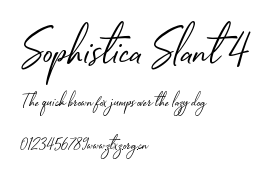 Sophistica Slant 4.otf