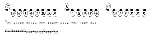 Christmas Lights Outdoor.ttf