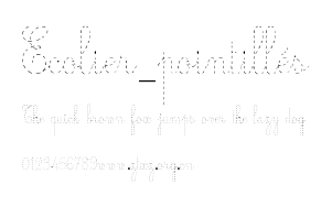 Ecolier_pointillés.TTF