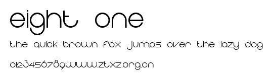 Eight One.ttf