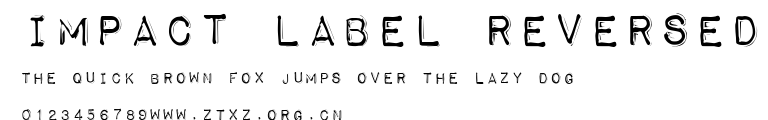 Impact Label Reversed.ttf