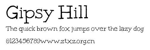 Gipsy Hill.ttf