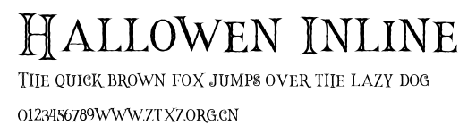 Hallowen Inline.otf